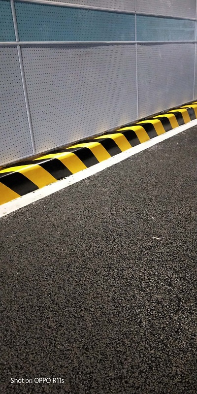 隧道路沿反光漆的流墜如何預防？