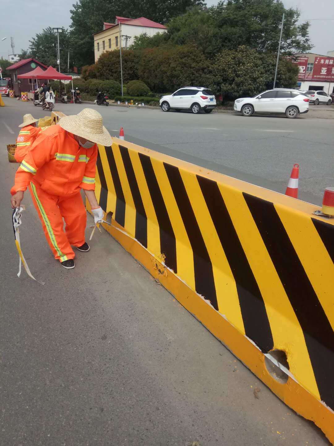 高速路防撞墩反光漆